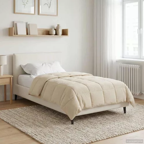  Nyári Takarmány Krém 140 x 200 cm Mikroszálas és Teddy plüss