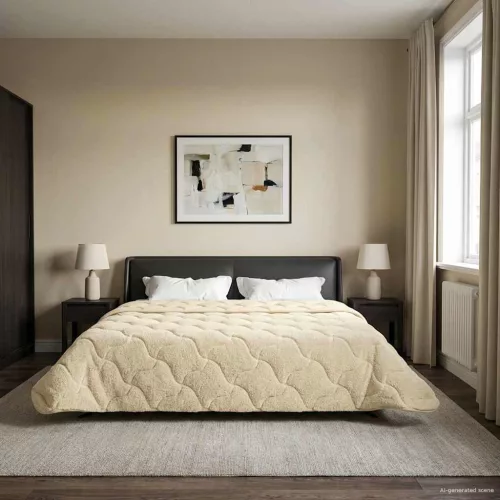  Nyári Takarmány Krém 200 x 240 cm Mikroszálas és Teddy plüss