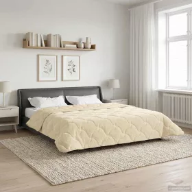    Nyári Takarmány Krém 220 x 240 cm Mikroszálas és Teddy plüss