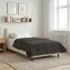  Téli takaró Antracit 135 x 200 cm Mikroszálas és Teddy plüss