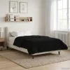  Téli takaró Fekete 155 x 220 cm Mikroszálas és Teddy plüss