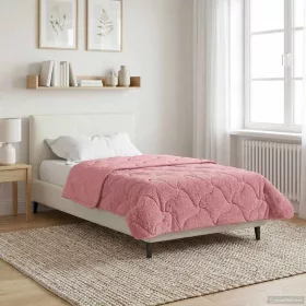    Téli takaró Rózsaszín 155 x 220 cm Mikroszálas és Teddy plüss