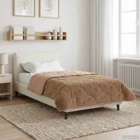   Téli takaró Tópszínű 155 x 200 cm Mikroszálas és Teddy plüss