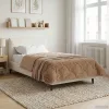  Téli takaró Tópszínű 155 x 220 cm Mikroszálas és Teddy plüss