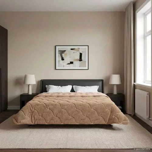  Téli takaró Tópszínű 200 x 220 cm Mikroszálas és Teddy plüss