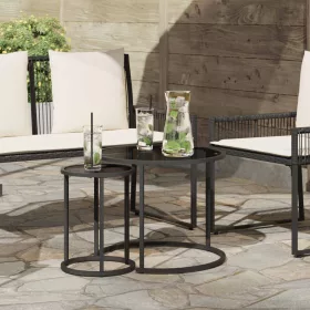  Kávasztal Szett 2 pcs 55 x 55 x 45 cm acél
