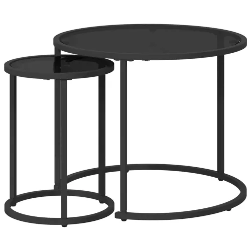 Kávasztal Szett 2 pcs 55 x 55 x 45 cm acél