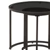  Kávasztal Szett 2 pcs 55 x 55 x 45 cm acél