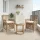  Kültéri szék párnával 2 pcs Beige és krém polirattan