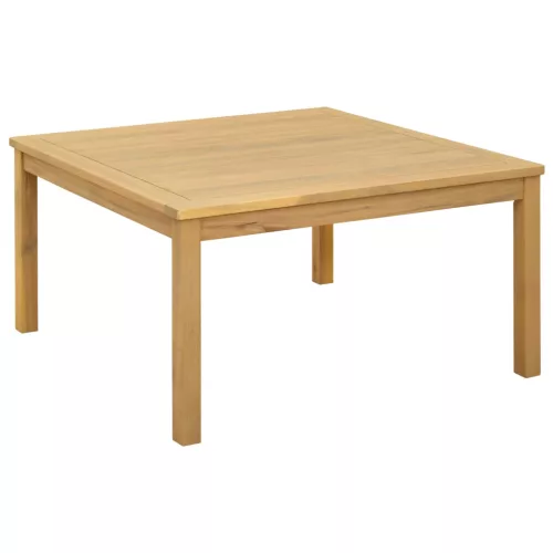  Dohányzóasztal Világos akác 85 x 85 x 45 cm Tömör Akácfa