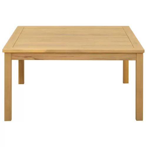  Dohányzóasztal Világos akác 85 x 85 x 45 cm Tömör Akácfa