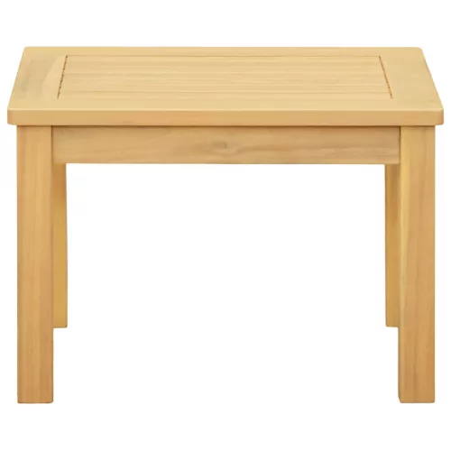  Dohányzóasztal Világos akác 50 x 35 x 36 cm Tömör Akácfa