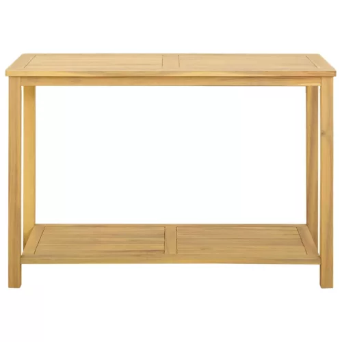  Kert oldalsó asztal Világos akác 110 x 40 x 75 cm Tömör Akácfa