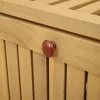  Tárolópad tárolóval ajtóval Tömör Akácia