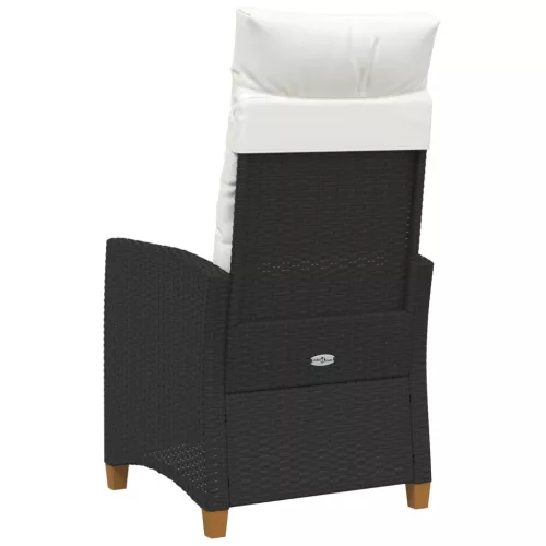 Dönthető szék tea tállal párnával 62 x 64 x 112 cm polirattan
