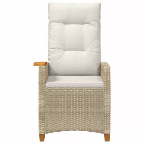  Dönthető szék tea tállal párnával 62 x 64 x 112 cm polirattan