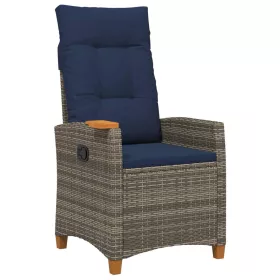    Dönthető szék tea tállal párnával 62 x 64 x 112 cm polirattan