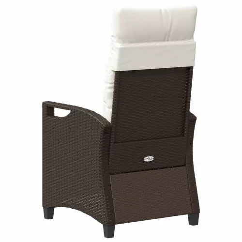  Kerti Szék 2 pcs Barna és Krém 56 x 60 x 112 cm