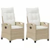  Kerti Szék 2 pcs Beige és krém 56 x 60 x 112 cm