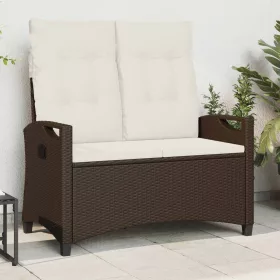    Kerti pad Barna és Krém 105 x 60 x 112 cm Acél és poliészter