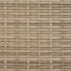  Fekvő Kerti Szék Beige és krém 64 x 57,5 x 112 cm polirattan