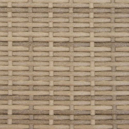  Fekvő Kerti Szék Beige és krém 64 x 57,5 x 112 cm polirattan