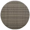  Kültéri dohányzóasztal Szürke Ø 68 x 30 cm polirattan