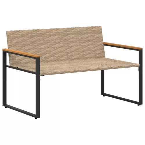  pad párnával Beige és Krémszínű 115 x 65 x 72 cm Rattan