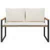  pad párnával Beige és Krémszínű 115 x 65 x 72 cm Rattan