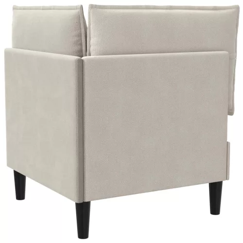  Sarok Sofa tárolóval Zabpehely Bársony