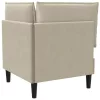 Sarok Sofa tárolóval Homokszín Bársony