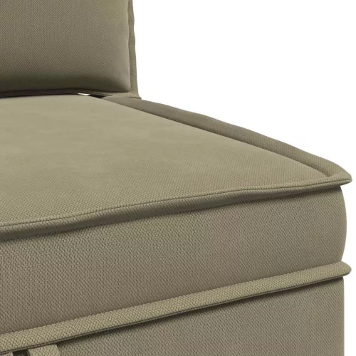  Sarok Sofa tárolóval Khaki Bársony