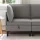  Sarok Sofa tárolóval Sötétszürke Bársony