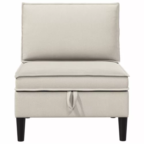  Középső Sofa tárolóval Zabpehely Bársony
