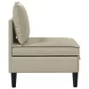  Középső Sofa tárolóval Homokszín Bársony