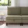  Középső Sofa tárolóval Khaki Bársony