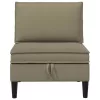  Középső Sofa tárolóval Khaki Bársony