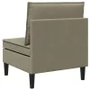  Középső Sofa tárolóval Khaki Bársony