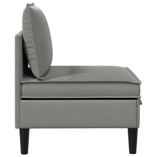  Középső Sofa tárolóval Sötétszürke Bársony