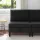  Középső Sofa tárolóval Fekete Bársony