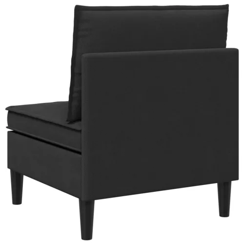  Középső Sofa tárolóval Fekete Bársony