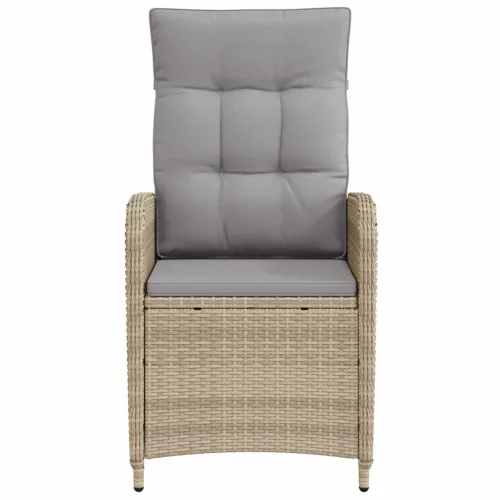  Fekvő Kerti Szék Beige és Világosszürke 57 x 63 x 94 cm