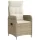  Fekvő Kerti Szék párnával Beige és Krémszínű 57 x 63 x 94 cm