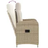  Fekvő Kerti Szék párnával Beige és Krémszínű 57 x 63 x 94 cm