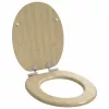  WC ülőke Világos bambusz szín 44 x 38 cm MDF lap