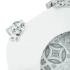  WC ülőke Kék és fehér porcelán 44 x 38 cm MDF lap