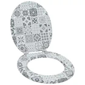  WC ülőke Szürke 43,8 x 37,8 cm MDF lap