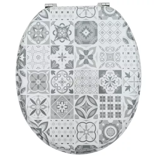  WC ülőke Szürke 43,8 x 37,8 cm MDF lap