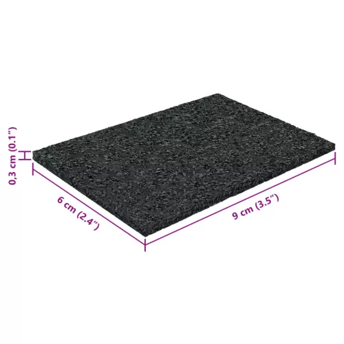  Gumi Pad Fekete Gumi