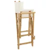  Összecsukható rendezőszék 2 pcs Természetes 58 x 48 x 115 cm